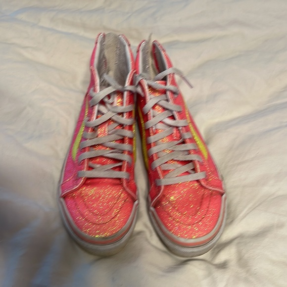 Kids sparkle hi-top vans size 13 - Picture 4 of 6